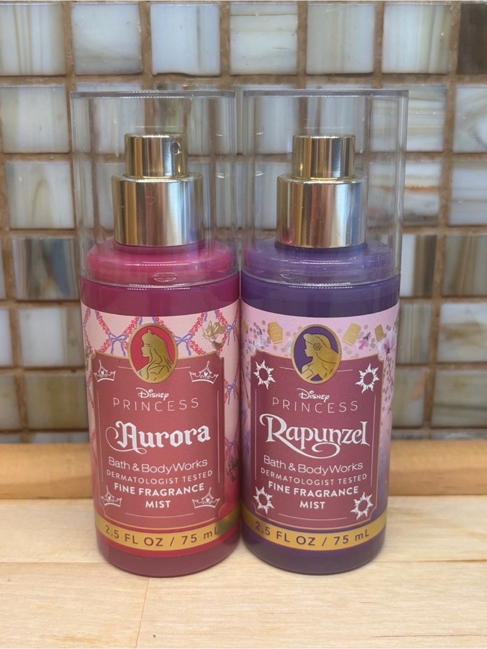 Disney Princess Aurora & Rapunzel Fine Fragrance Mist Set